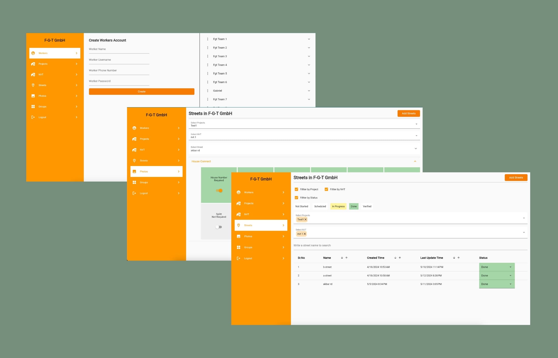 F-G-T GmbH Admin Panel